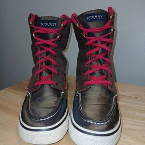 SPERRY TOP SIDER WOMEN'S ANKLE LACE UP BOOTS, SIZE 6